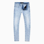 Pantalon en jean pur coton Alexander coupe ajustée fuselée pour homme