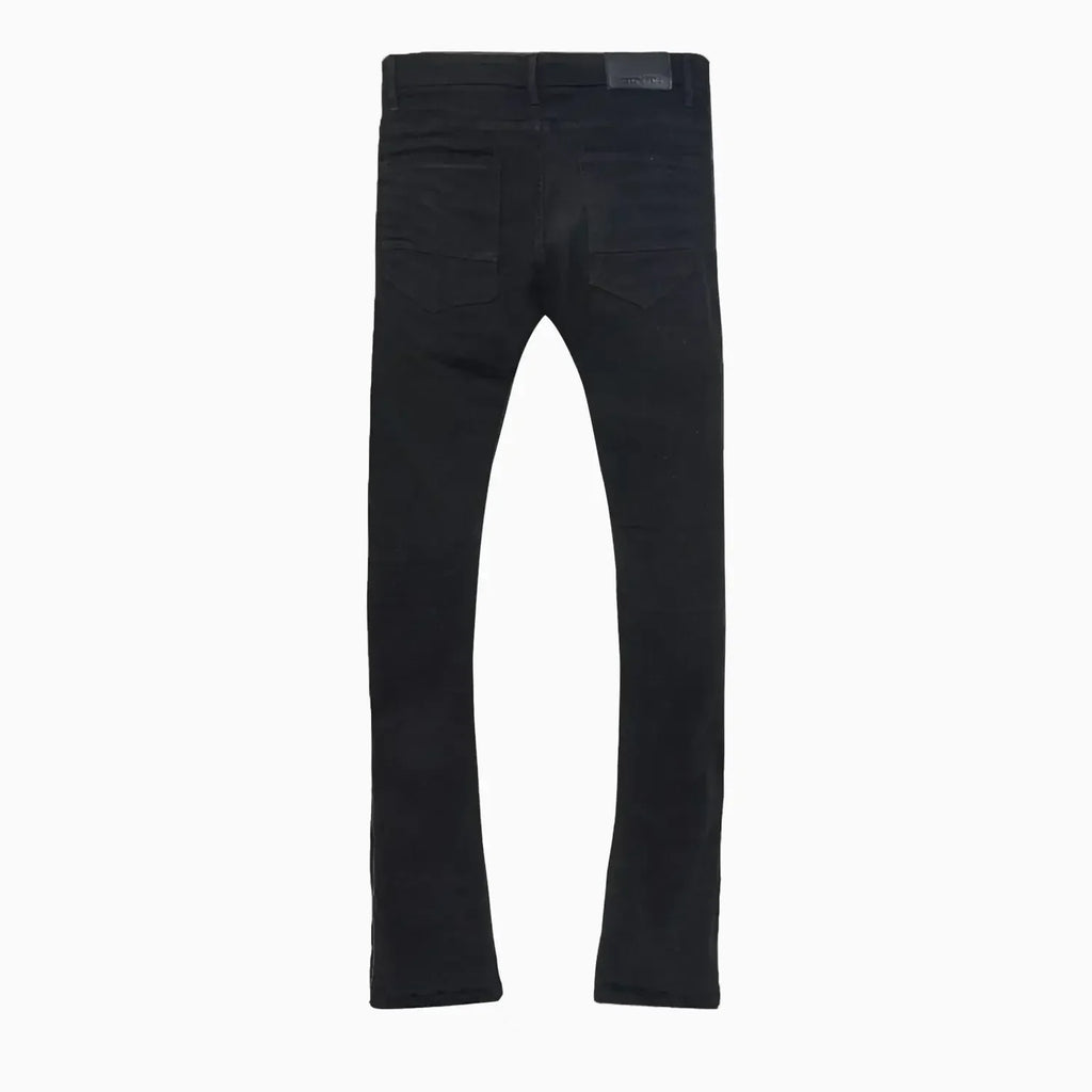 Jean coupe droite empilée pour homme
