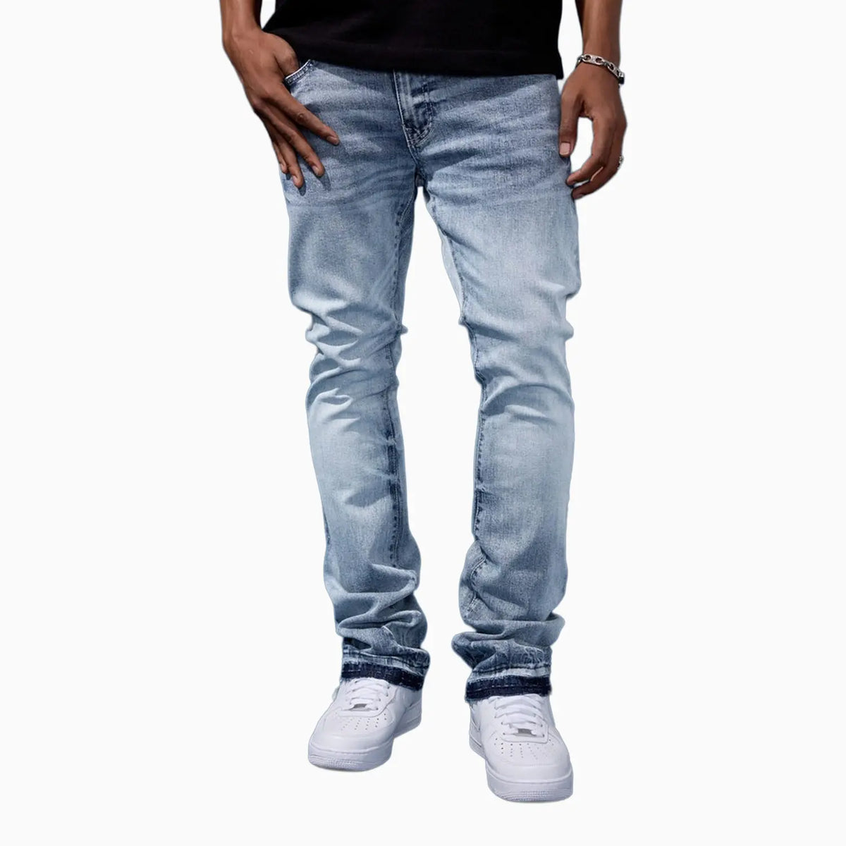Men's Super Skinny Red Hook Denim Martin Stacked