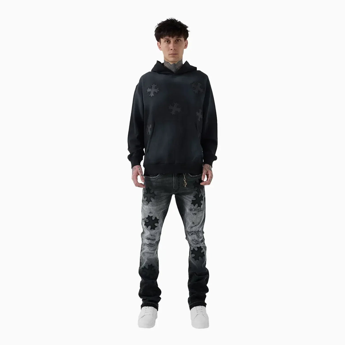 Men's Super Skinny Stacked Eden Denim Pant