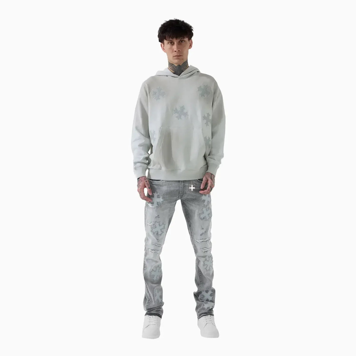 Men's Super Skinny Stacked Eden Denim Pant
