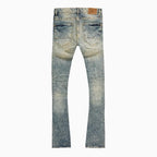 Jean super skinny coupe stacked pour homme