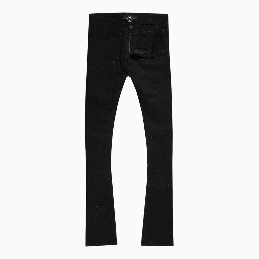 Pantalón de mezclilla para hombre, corte súper ajustado apilado, modelo Local Dealer