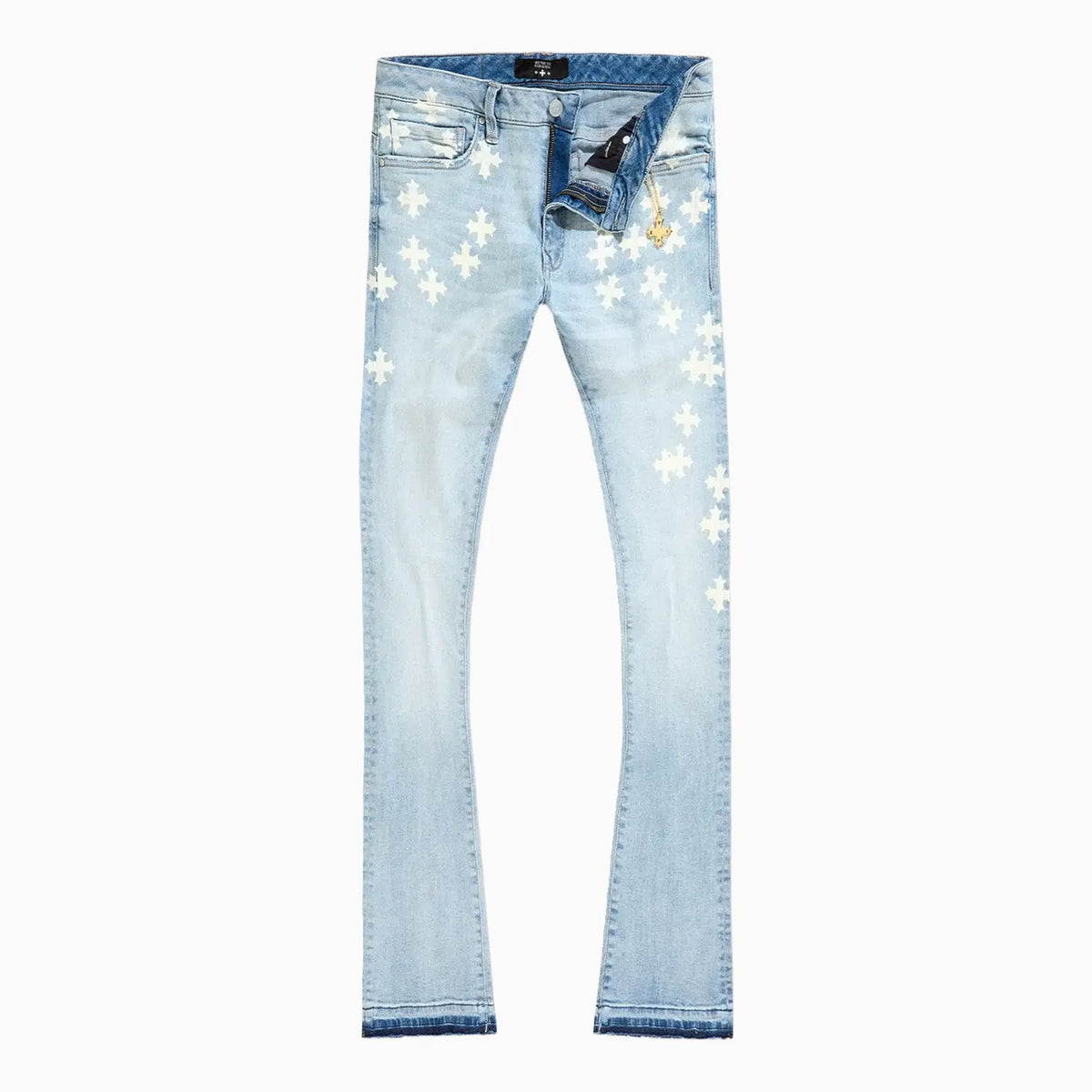 Men's Super Skinny Stacked Forbidden Fruit Denim Pant