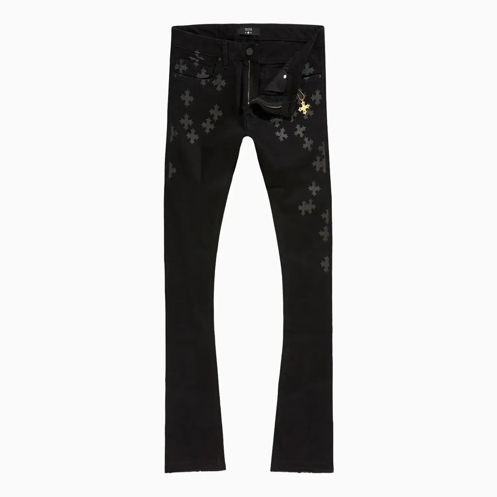 Pantalón de mezclilla para hombre Super Skinny apilado Forbidden Fruit