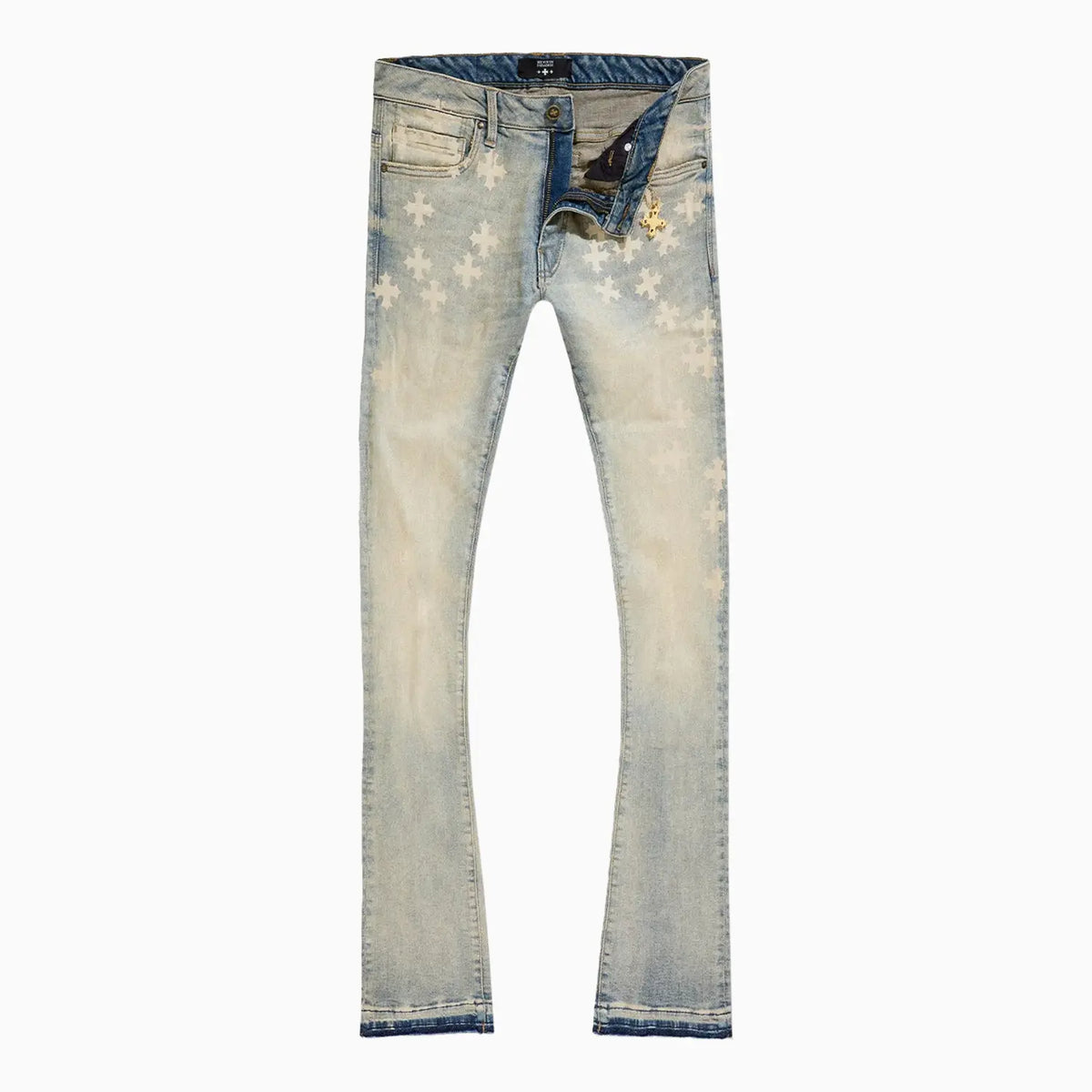 Men's Super Skinny Stacked Forbidden Fruit Denim Pant