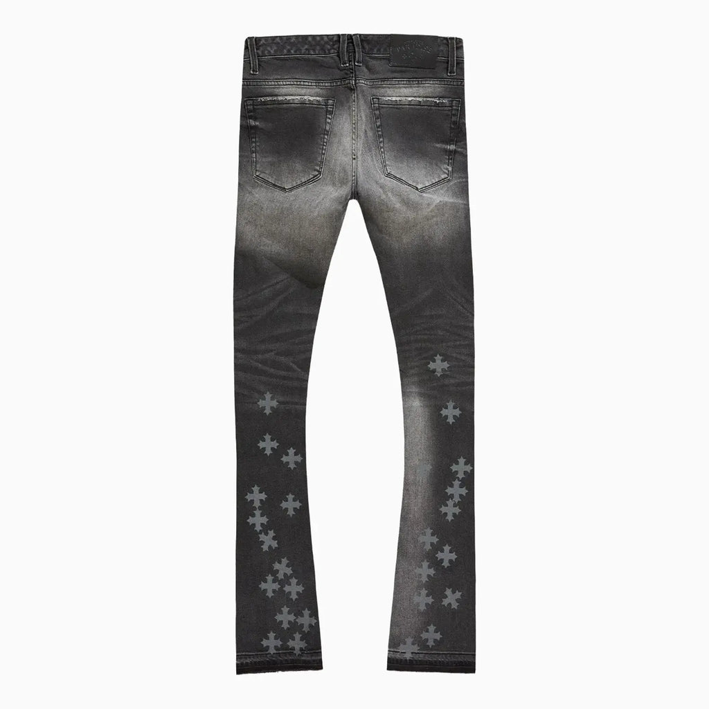 Jean denim super skinny pour homme à superposition Forbidden Fruit