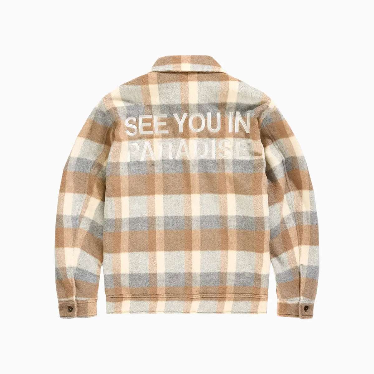 Men's SYIP Flannel Over Shirt With Hood