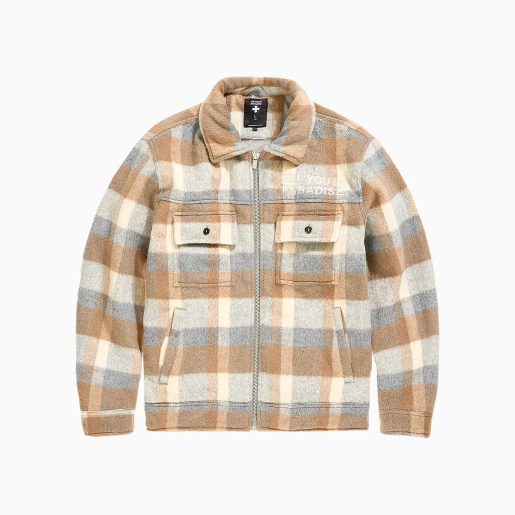Camisa de Franela con Capucha SYIP para Hombre