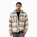 Camisa de Franela con Capucha SYIP para Hombre