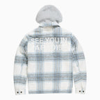 Men's SYIP Flannel Over Shirt With Hood