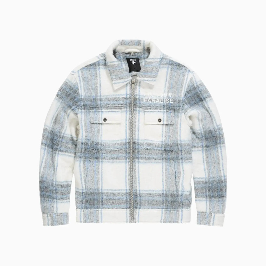 Men's SYIP Flannel Over Shirt With Hood