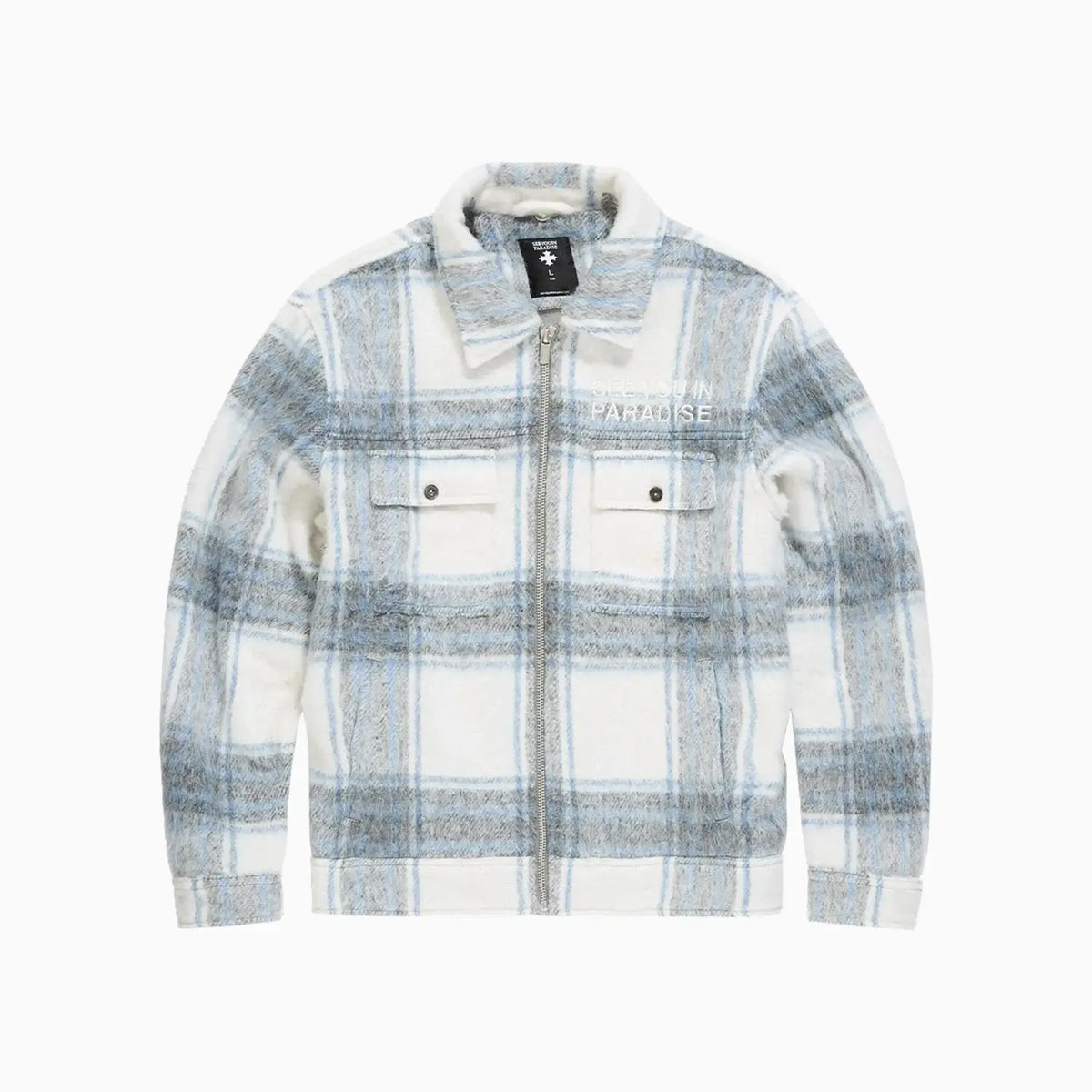 Men's SYIP Flannel Over Shirt With Hood
