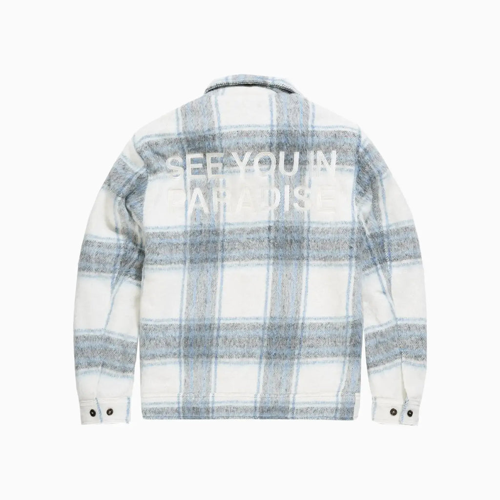 Men's SYIP Flannel Over Shirt With Hood