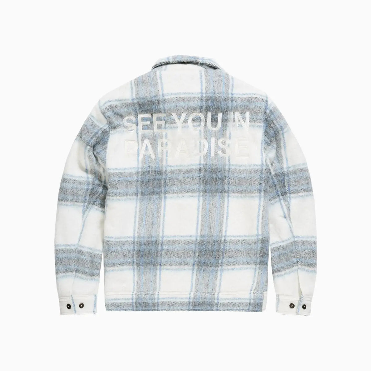 Men's SYIP Flannel Over Shirt With Hood