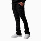 Conjunto de sudadera y pantalón de chándal de felpa SYIP para hombre