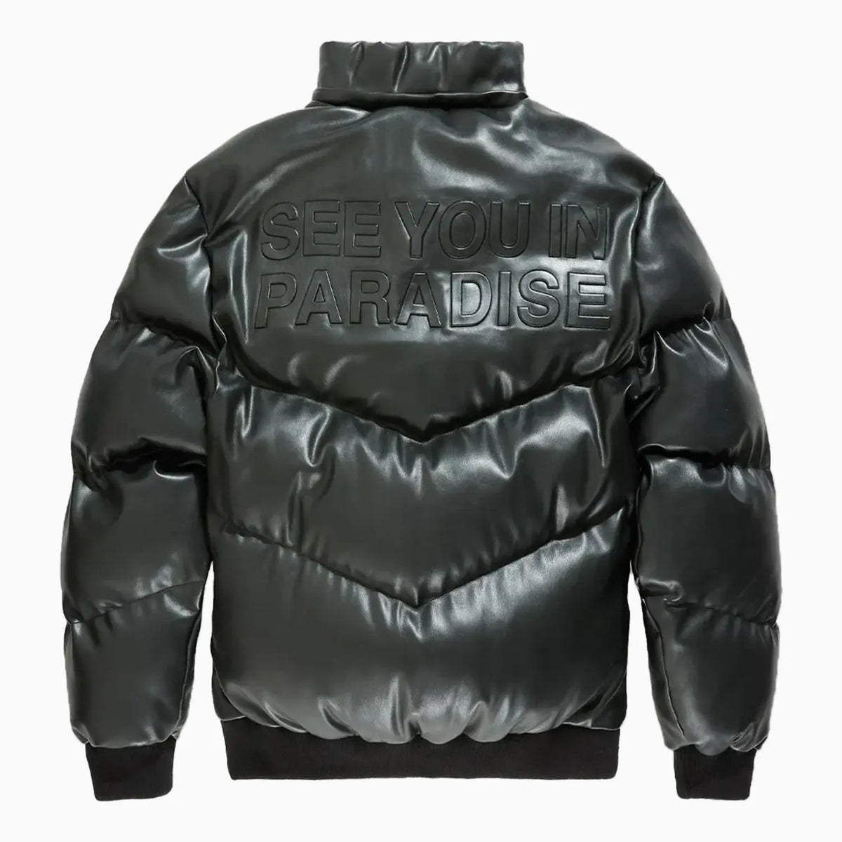 Kid's SYIP Pu Puffer With Emboss Jacket