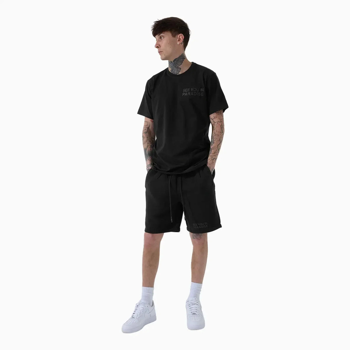 Men's SYIP Tonal T-Shirt and Shorts Outfit