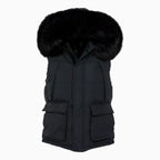 Doudoune sans manches Yukon doublée fourrure pour homme