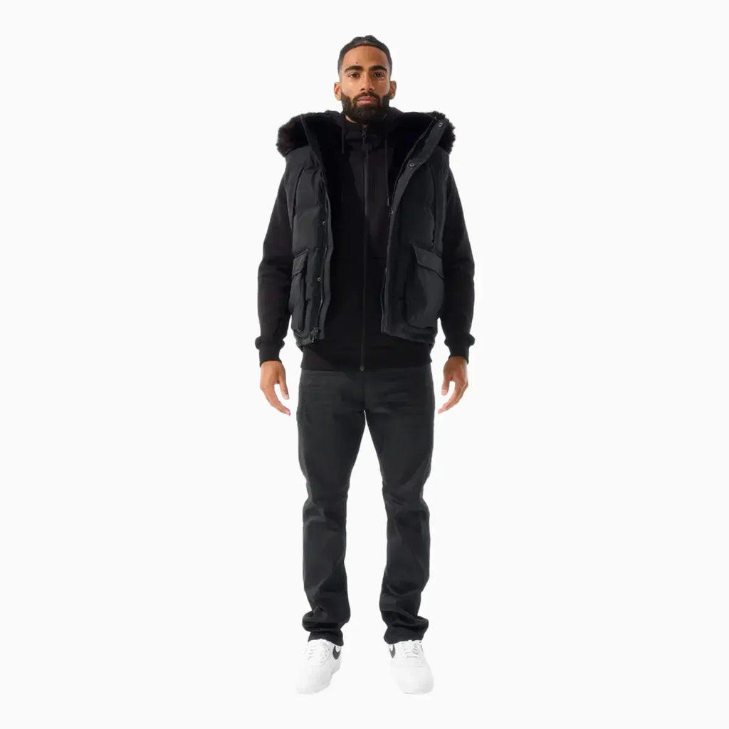 Doudoune sans manches Yukon doublée fourrure pour homme