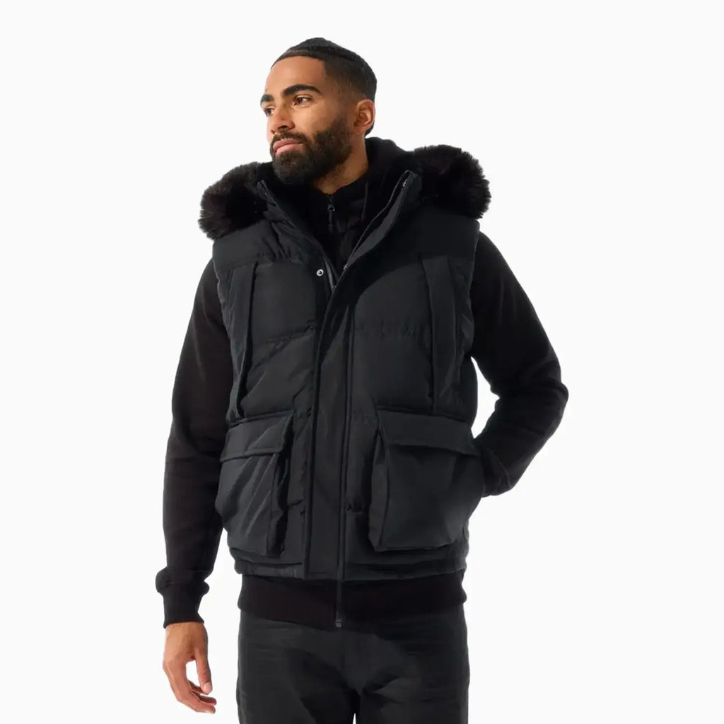 Doudoune sans manches Yukon doublée fourrure pour homme