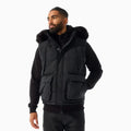 Doudoune sans manches Yukon doublée fourrure pour homme
