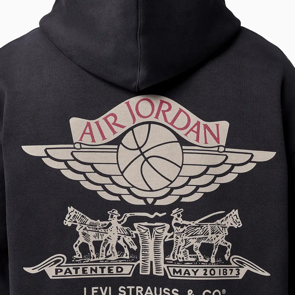 Jordan X Levi's? Sweat à capuche entièrement zippé noir