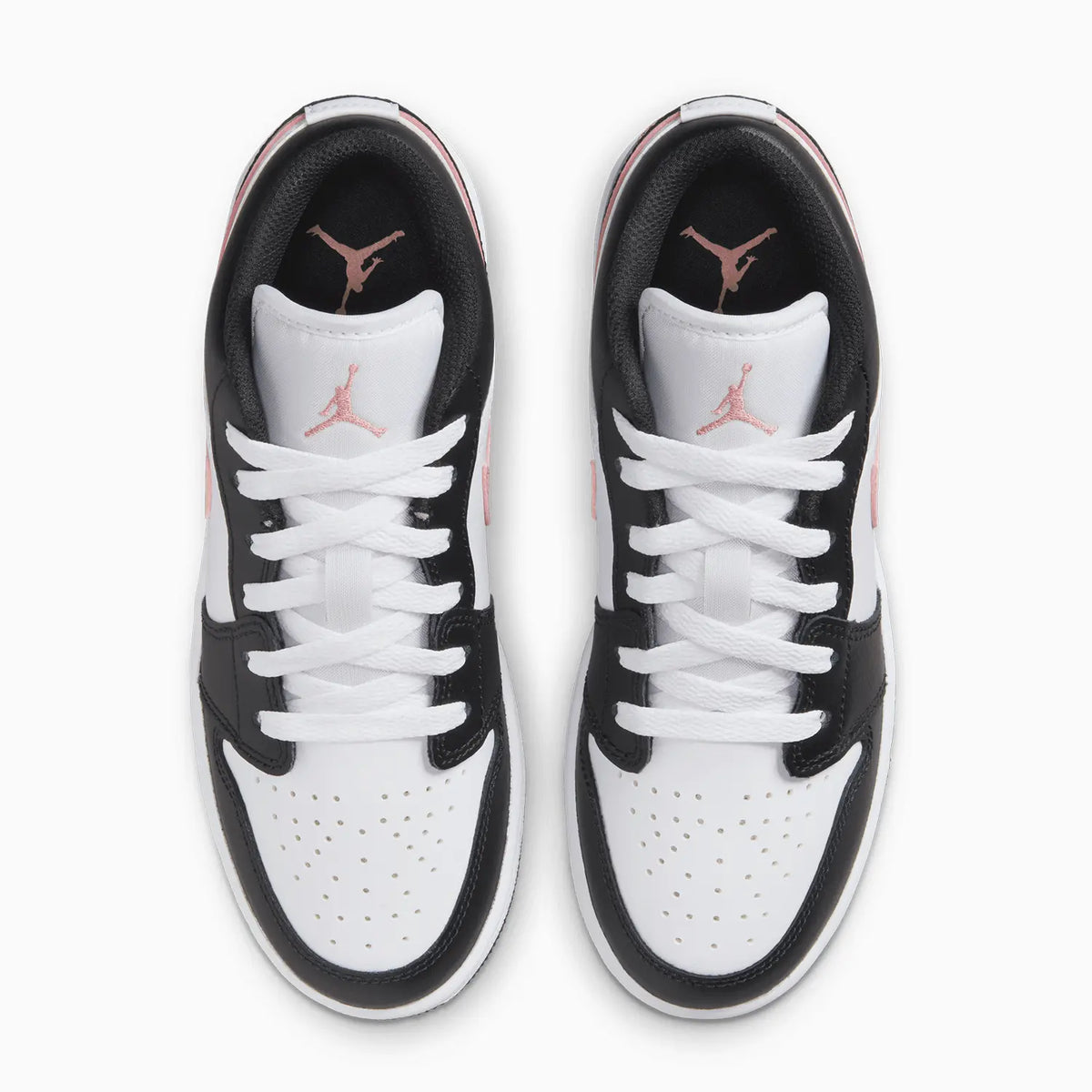 Kid's Air Jordan 1 Low 'Black Rust Pink' Grade School