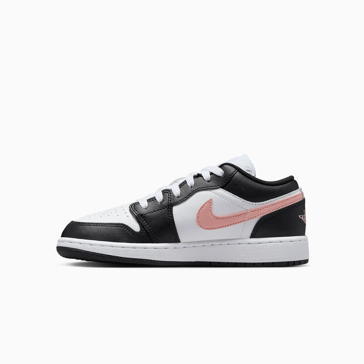 Kid's Air Jordan 1 Low 'Black Rust Pink' Grade School