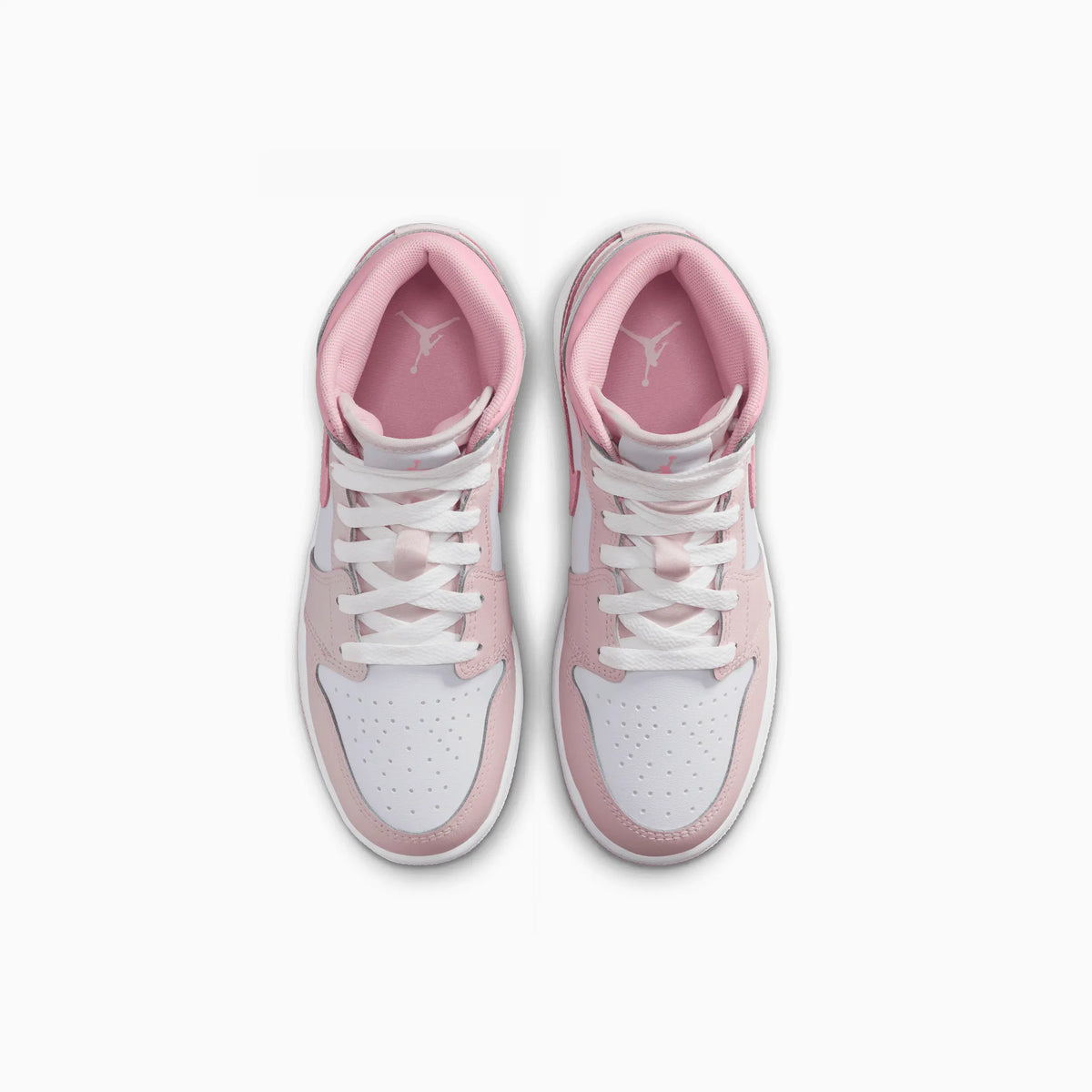 Kid's Air Jordan 1 Mid 'Pearl Pink White' Grade School