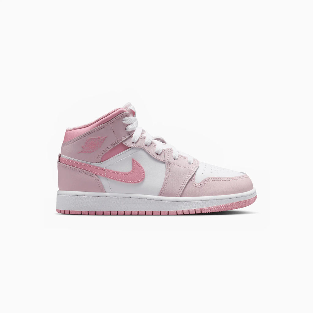Jordan 1 Mid Enfant 'Pearl Pink White'