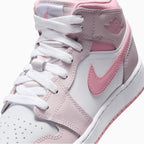 Jordan 1 Mid Enfant 'Pearl Pink White'
