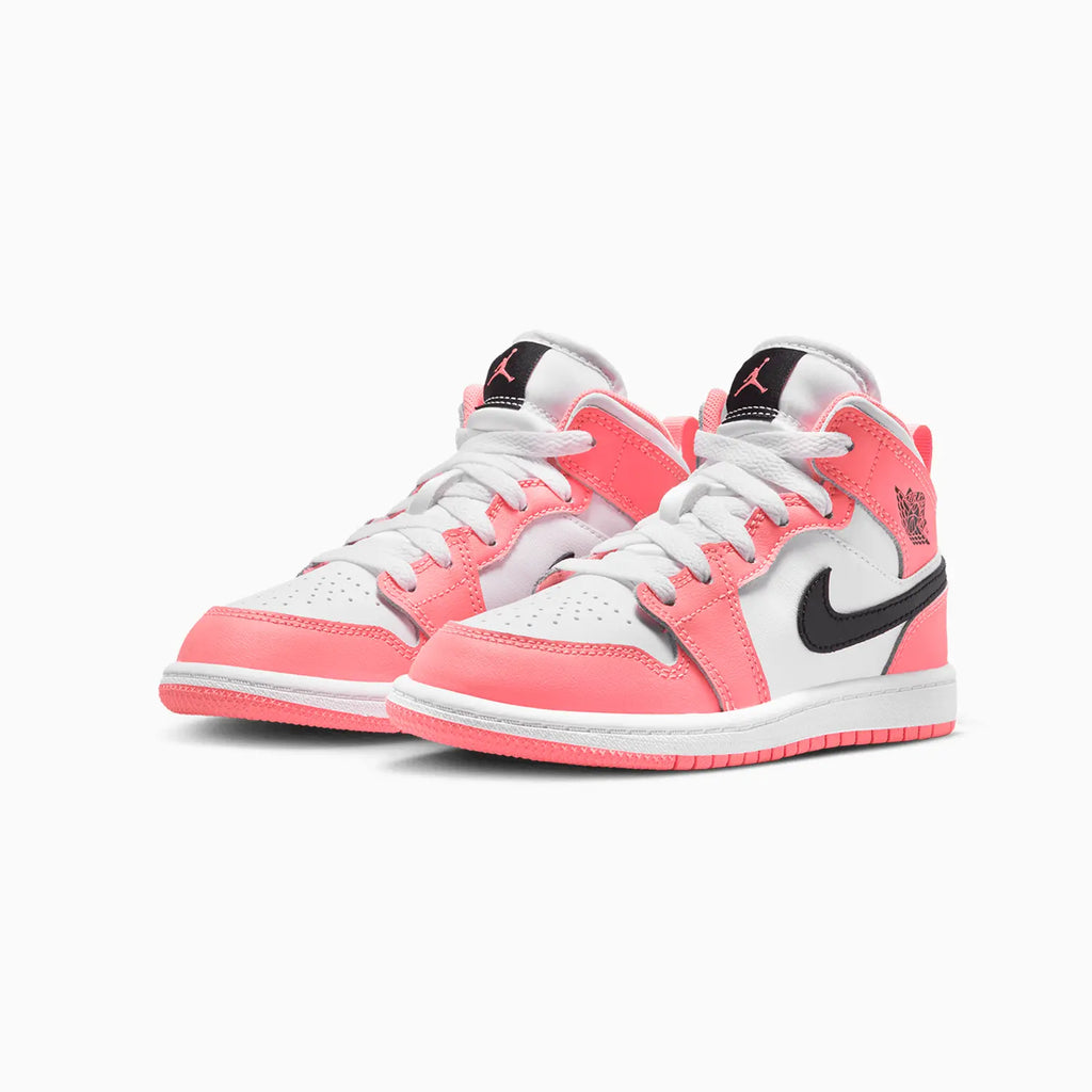 Air Jordan 1 Mid pour enfant 'Pink Gaze' (maternelle)