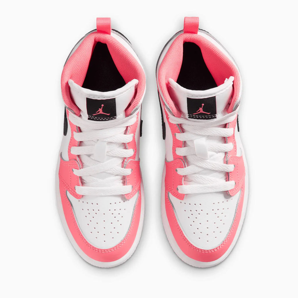 Air Jordan 1 Mid pour enfant 'Pink Gaze' (maternelle)