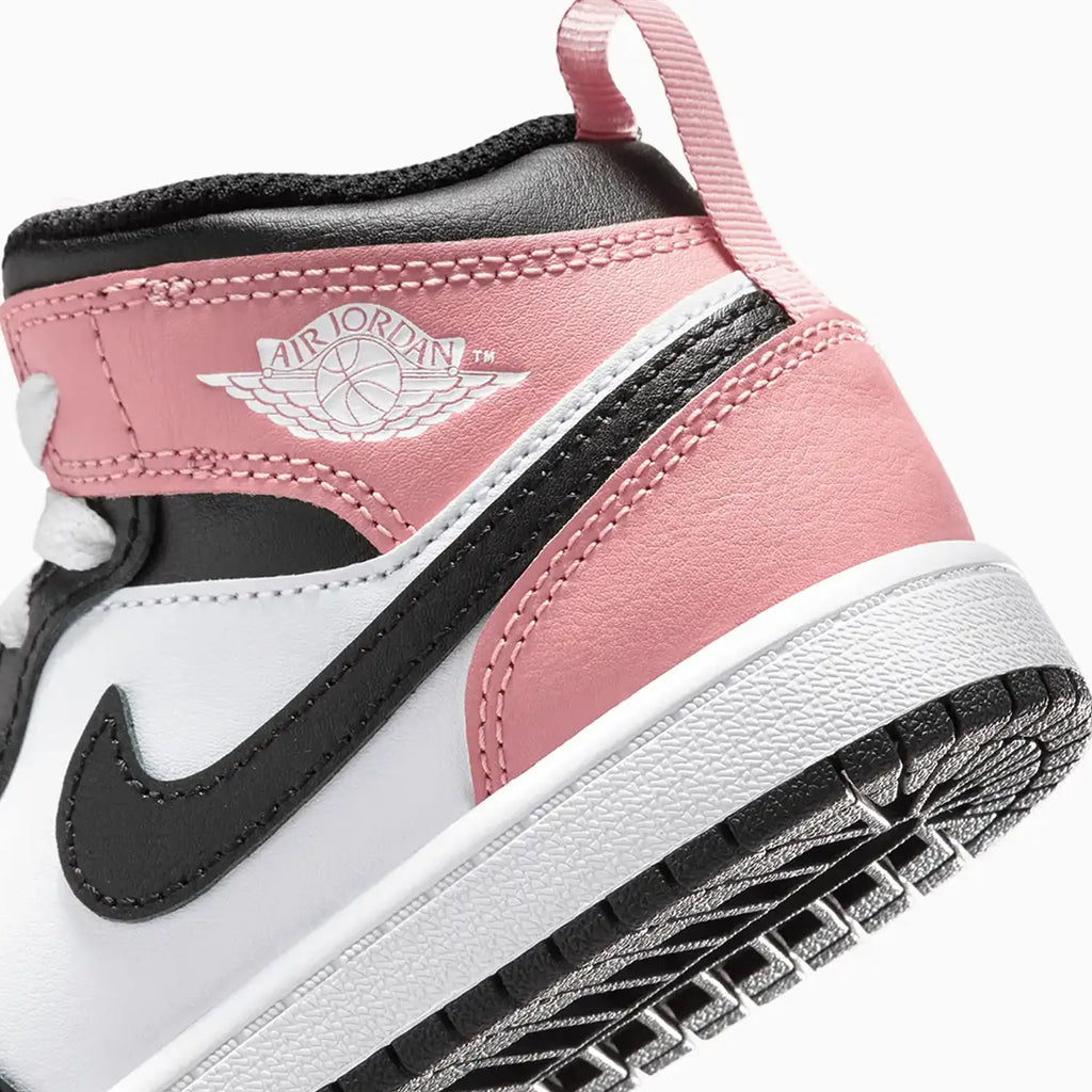 Air Jordan 1 Mid pour enfant « Rust Pink Black » (maternelle)