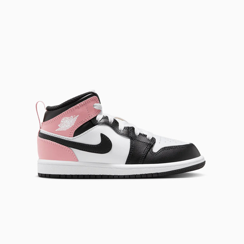 Air Jordan 1 Mid pour enfant « Rust Pink Black » (maternelle)