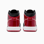 Kid's Air Jordan 1 Mid SE 'Patent Bred Toe' Grade School