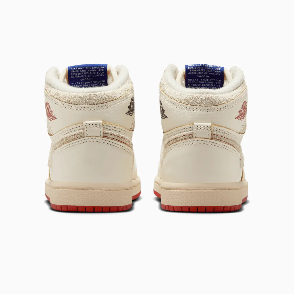Kid's Air Jordan 1 Retro High OG 'Rare Air Sail Cinnabar' Pre School