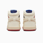 Air Jordan 1 Retro High OG 'Rare Air Sail Cinnabar' para niños pequeños