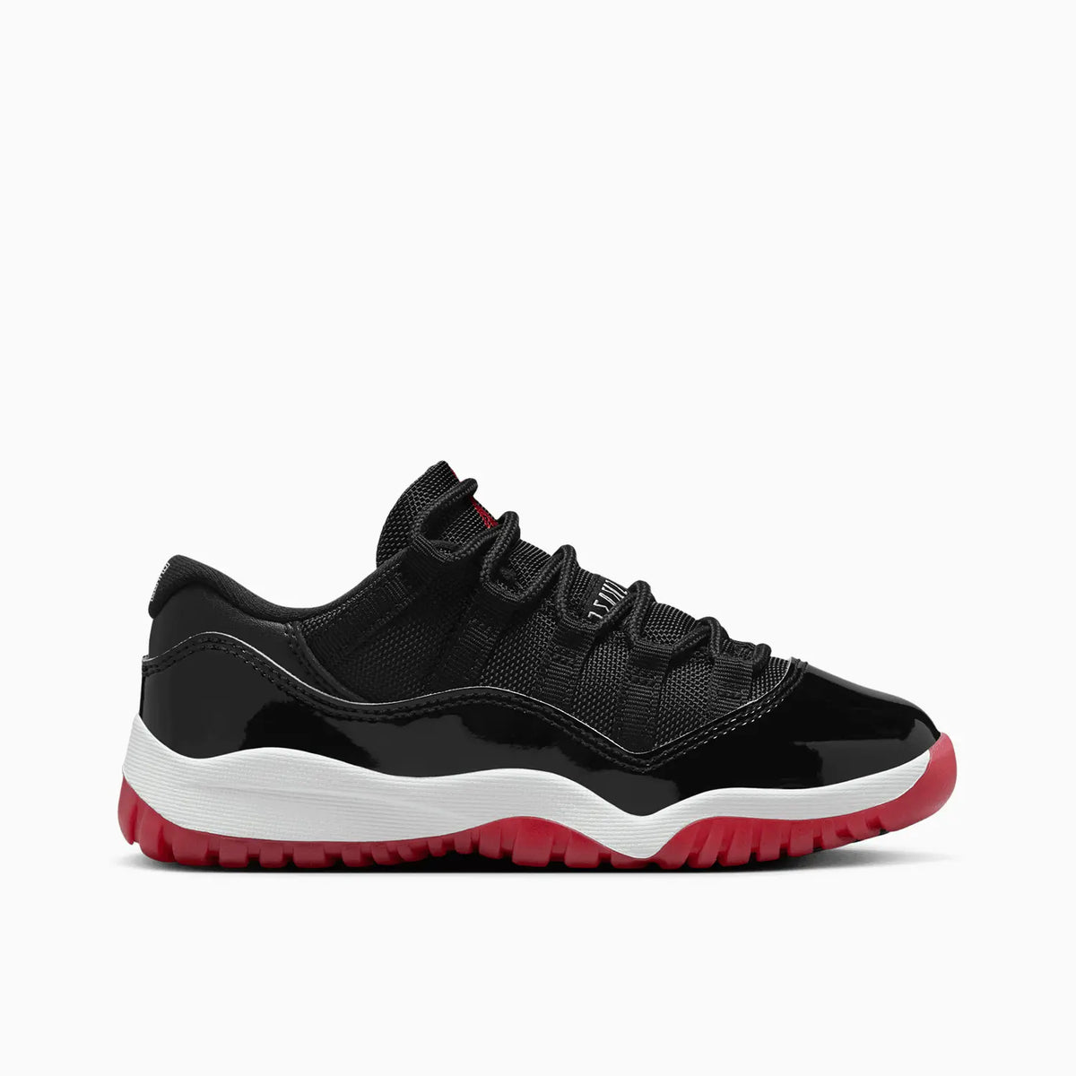 Air Jordan 11 Retro Low 'Bred' para niños en edad preescolar