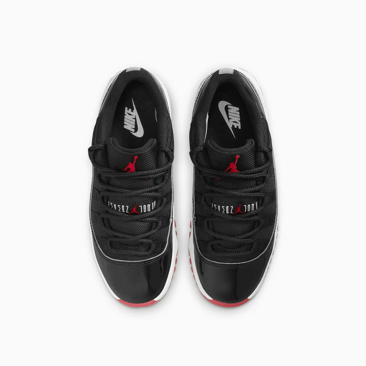 Air Jordan 11 Retro Low 'Bred' para niños en edad preescolar