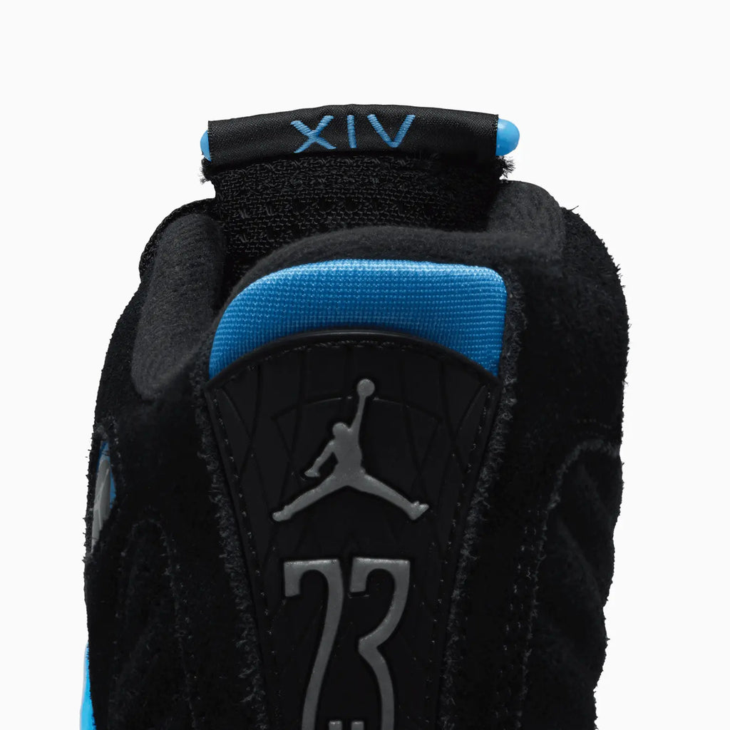 Air Jordan 14 Retro pour enfant « Black University Blue » (école primaire)