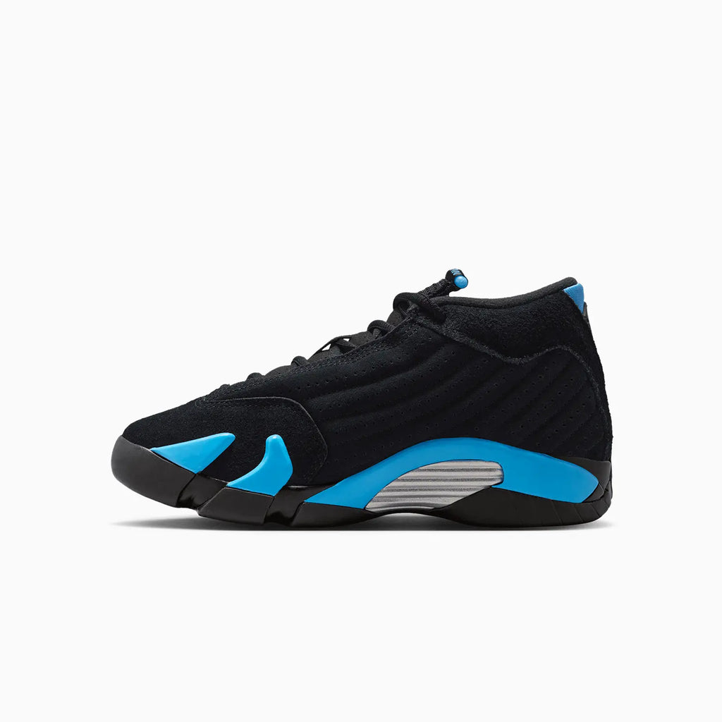 Air Jordan 14 Retro pour enfant « Black University Blue » (école primaire)