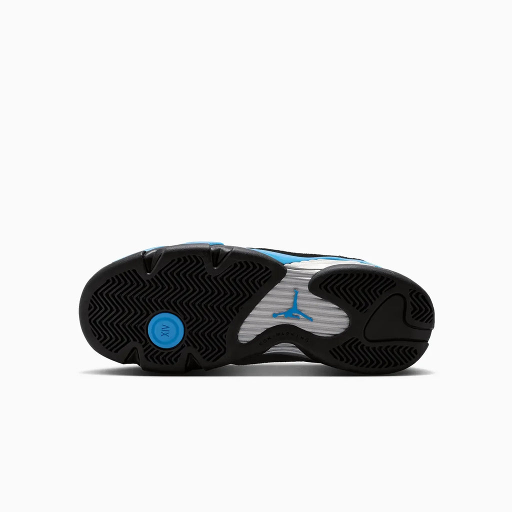 Air Jordan 14 Retro pour enfant « Black University Blue » (école primaire)