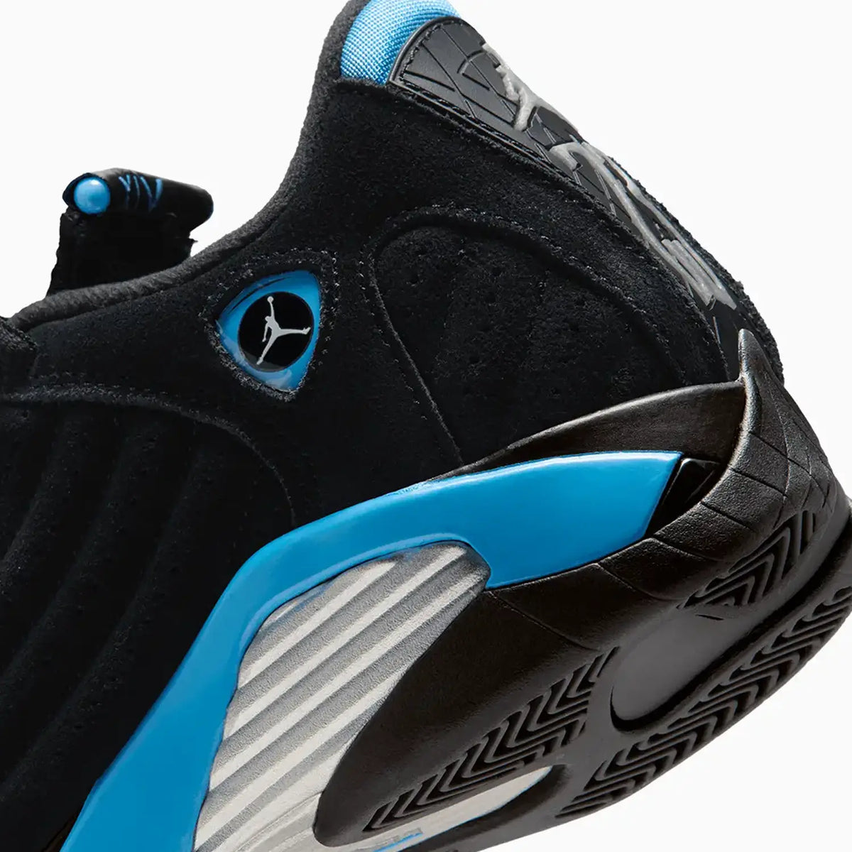 Air Jordan 14 Retro pour enfant « Black University Blue » (école primaire)