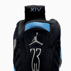 Air Jordan 14 Retro pour enfant « Black University Blue » (école maternelle)