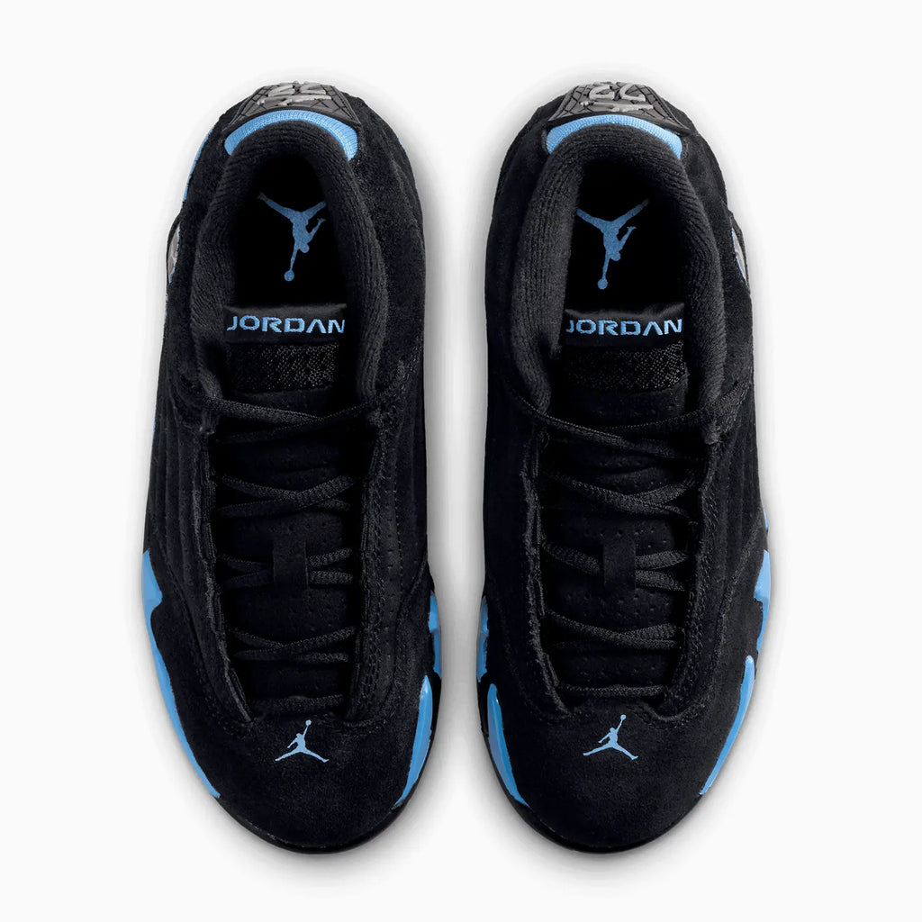 Air Jordan 14 Retro pour enfant « Black University Blue » (école maternelle)