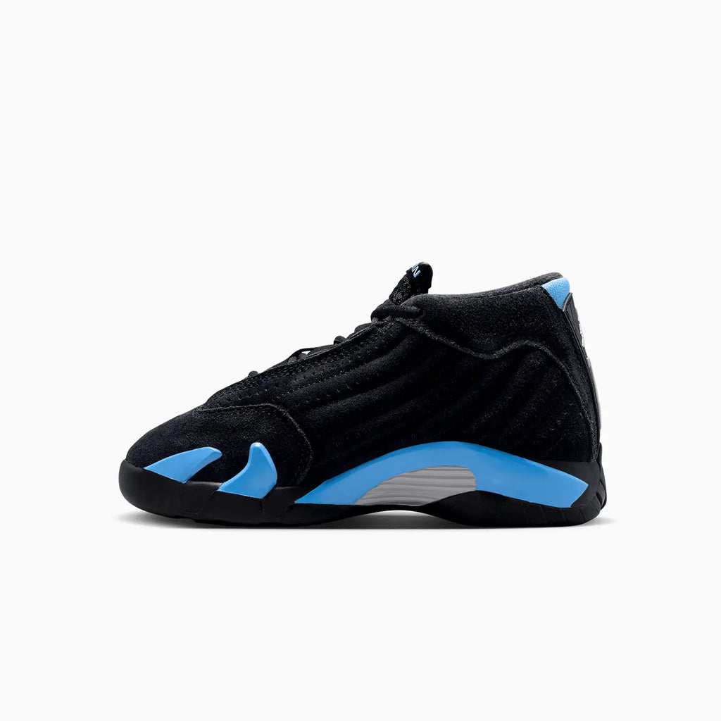 Air Jordan 14 Retro pour enfant « Black University Blue » (école maternelle)