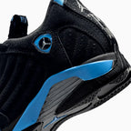 Air Jordan 14 Retro pour enfant « Black University Blue » (école maternelle)