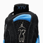 Air Jordan 14 Retro para niño 'Black University Blue' Niños pequeños